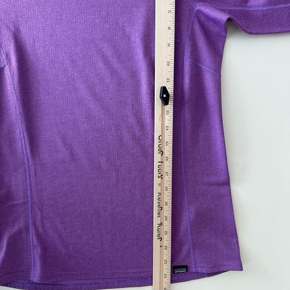 Patagonia Baselayer Top Womens XS Purple Capilene Thermal Mid Weight Crew - Picture 11 of 11